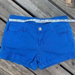 Paris blues denim shorts